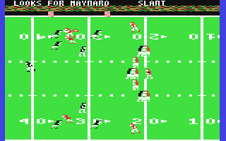MicroLeague Football - Commodore 64 game