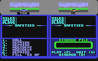 Mille Borne - Commodore 64 game