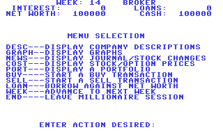 Millionaire - The Stock Market Simulation