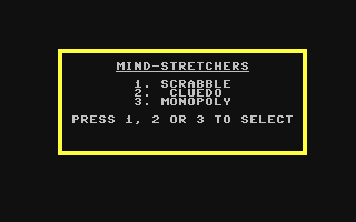 Mind-Stretchers - Commodore 64 game
