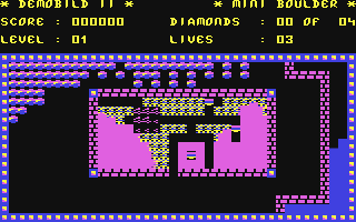 Mini Boulder - Commodore 64 game