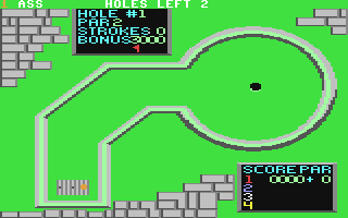 Mini Golf - Commodore 64 game