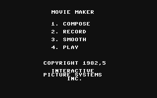 Movie Maker - Commodore 64 game