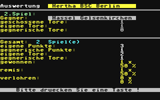 National Soccer - Commodore 64 game