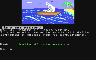 Nippo Kid - La vela d'Oro - Commodore 64 game