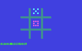 Noughts and Crosses - Commodore 64 game