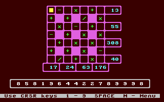 Number Monster - Commodore 64 game