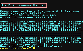 Principessa Haura, La