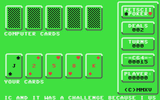 PETSCII-Poker