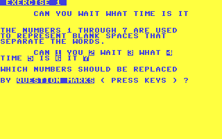 Painless Punctuation - Commodore 64 game
