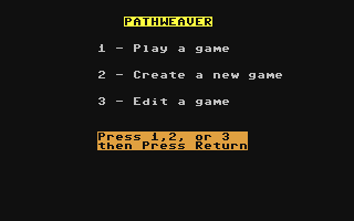 Pathweaver - Commodore 64 game