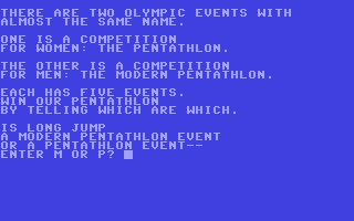 Pentathlons