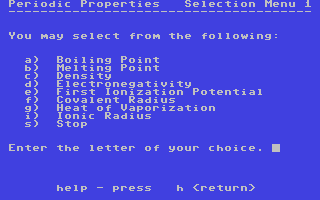 Periodic Properties