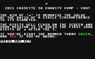 Pi - Commodore 64 game