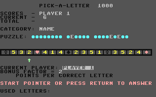 Pick-a-Letter