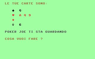 Poker Joe - Commodore 64 game