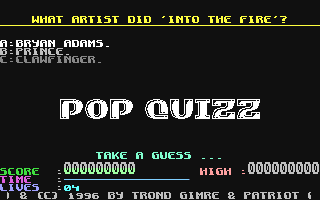 Pop Quizz [Preview]