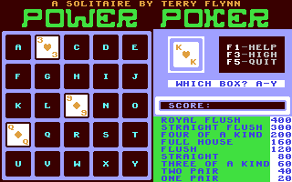 Power Poker - Commodore 64 game
