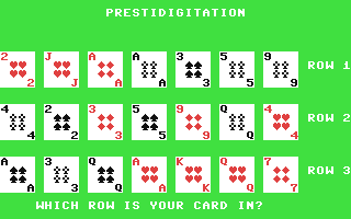 Prestidigitation