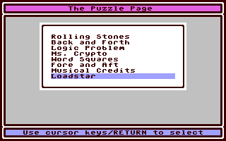 Puzzle Page #105, The