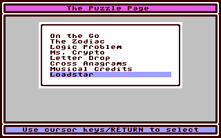Puzzle Page #112, The - Commodore 64 game