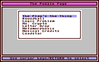 Puzzle Page #121, The