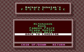 Puzzle Page #151, The - Commodore 64 game