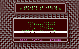 Puzzle Page #166, The - Commodore 64 game