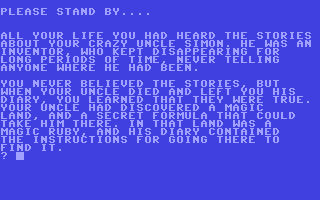 Quest, The - Commodore 64 game