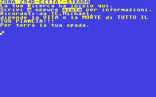 Ricerca del Tempio, La - Commodore 64 game