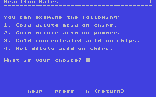 Rate 1 - Reaction Rates