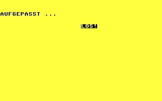 Reaktionszeit - Commodore 64 game