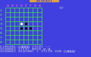 Reversi - Commodore 64 game