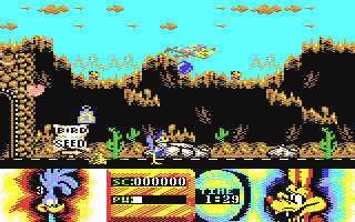 Road Runner and Wile E. Coyote - Commodore 64 game