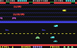 Road Toad - Commodore 64 game