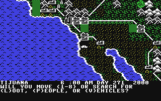 Roadwar 2000 - Commodore 64 game