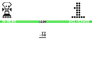 Robot Math - Commodore 64 game