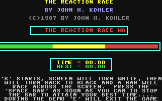 Reaction Race, The