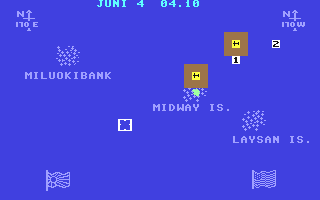 Slag om Midway, De - Commodore 64 game