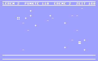 Sammle die Ionen ein - Commodore 64 game