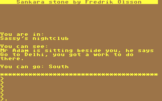 Sankara Stone - Commodore 64 game