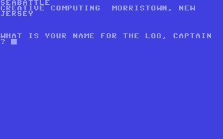 Seabattle - Commodore 64 game