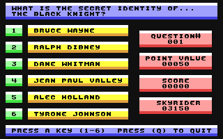 Secret Identity - Commodore 64 game