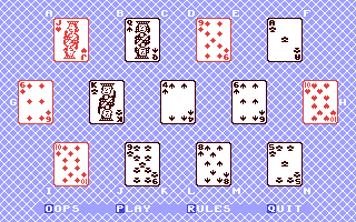 Slide Poker - Commodore 64 game