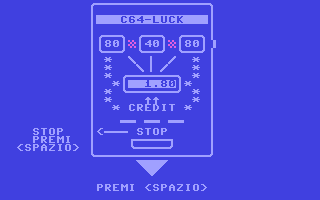 Slot Machine C64-Luck