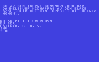 Smurferna - Commodore 64 game