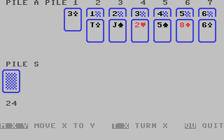 Solitaire - Commodore 64 game