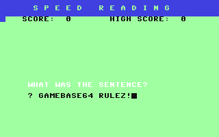 Speed Reading