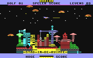 Stad in de Ruimte - Commodore 64 game