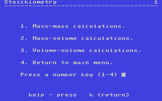 Stoichiometry